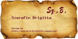 Szerafin Brigitta névjegykártya